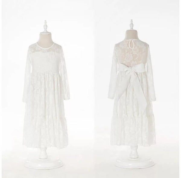 Lacey Flower Girl Dress| Ceremony Dress| Party Dress