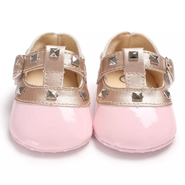 PU Leather Baby Ballet Flats