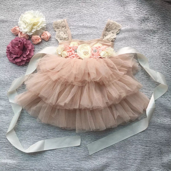 Sofina Flower Belt Dress